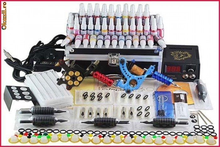 KIT TATUAJE PRO - TRUSA COMPLETA foto mare