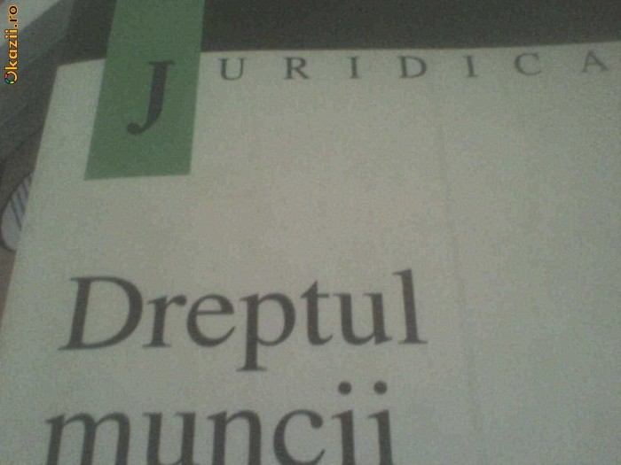 SANDA GHIMPU, ALEXANDRU TICLEA - DREPTUL MUNCII foto mare