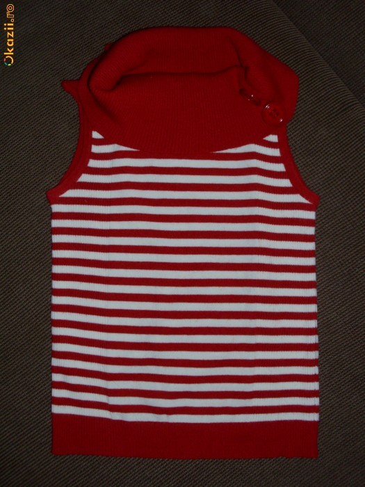 HELANCA/BLUZA-fara manecuta-NOU-de la YOKOO-mas.36-38/S-M foto mare