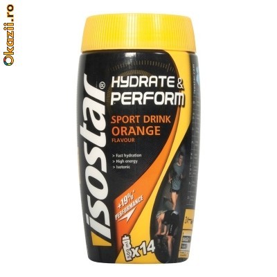 ISOSTAR HYDRATE & PERFORM Orange foto mare