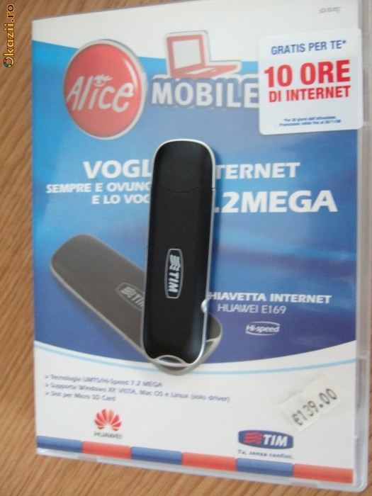 MODEM HUAWEI E 169 TIM ITALIA - DECODAT foto mare