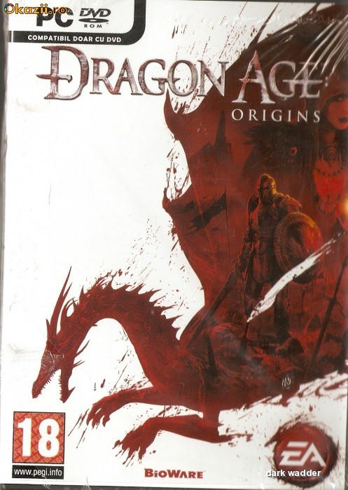 JOC PC DRAGON AGE ORIGINS SIGILAT ORIGINAL (Transport gratuit la plata in avans) foto mare
