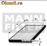 Filtru habitaclu (polen) MANN-FILTER - CU 2650 pentru VOLVO foto mare