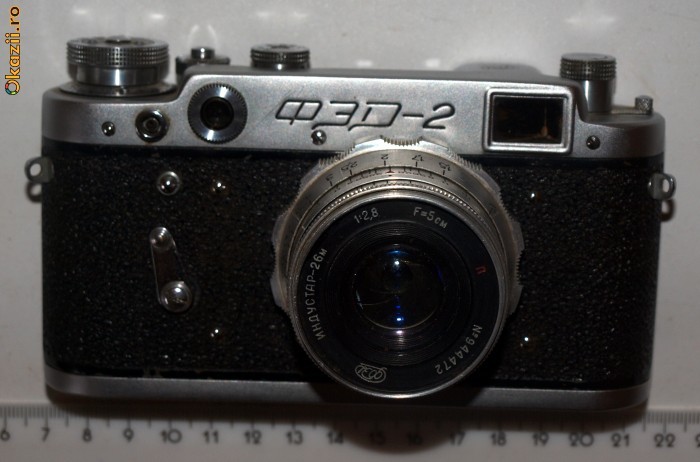 APARAT FOTO DE COLECTIE FED 2 FUNCTIONAL foto mare