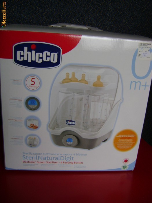 Sterilizator electric digital Chicco foto mare