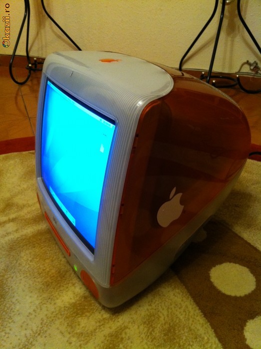 APPLE iMAC PowerPC G3 Orange 15 inch   foto mare