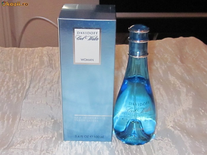 PARFUM FEMININ ''DAVIDOFF COOL WATER'' 100 ML, ORIGINAL. foto mare