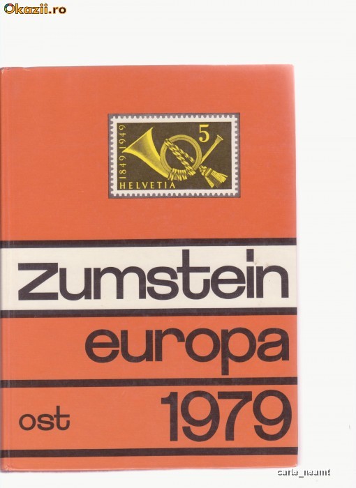 CATALOG DE TIMBRE - ZUMSTEIN EUROPA OST 1979 foto mare