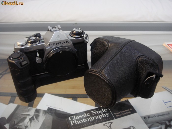 Pentax ME (body) + Motor Winder (Grip) - baioneta K Pentax foto mare