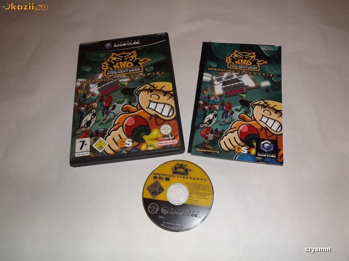 Joc Nintendo Gamecube - NGC - Wii - Operation V.I.D.E.O. GAME foto mare