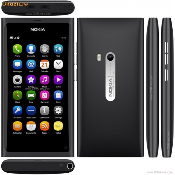 NOKIA N9 BLACK 16GB SIGILATE 0 MIN !! 1599 RON !! GARANTIE NOKIA ! foto mare