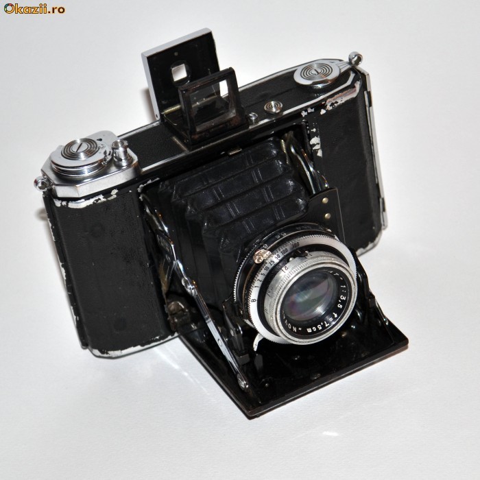 APARAT BURDUF ZEISS IKON IKONTA B 521/16 6X6 MEDIUM FORMAT foto mare