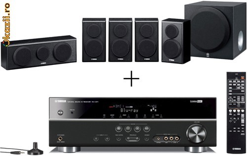 Vand sisteme complete home cinema 5.0 sau 5.1 Yamaha sigilate la cel mai bun pret! foto mare