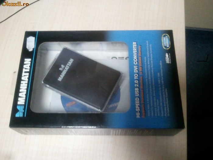 Placa video USB Manhattan foto mare