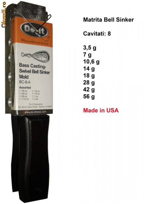 Matrita Do-It, Bell Sinker BC-8-A foto mare