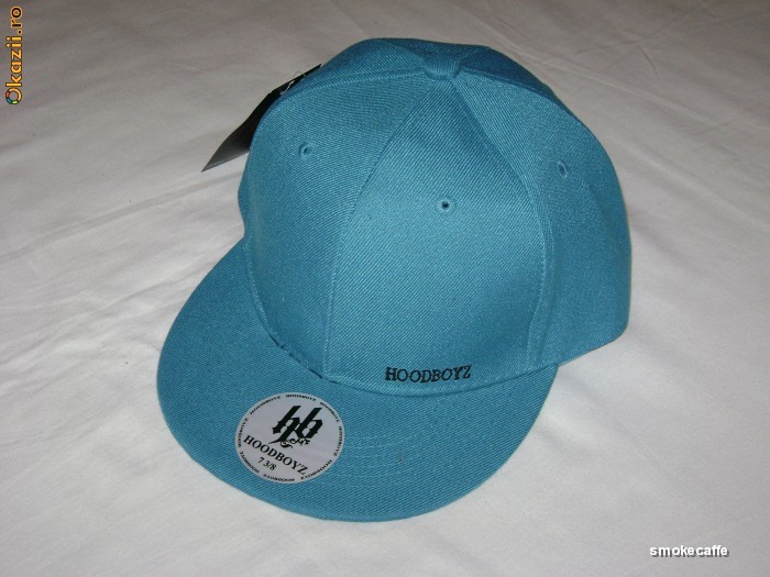 Sapca turcoaz HoodBoyz 7 3/8 gen New Era Hip Hop foto mare