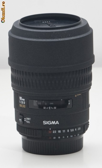 Sigma 105mm Macro D F2.8 pt Nikon foto mare