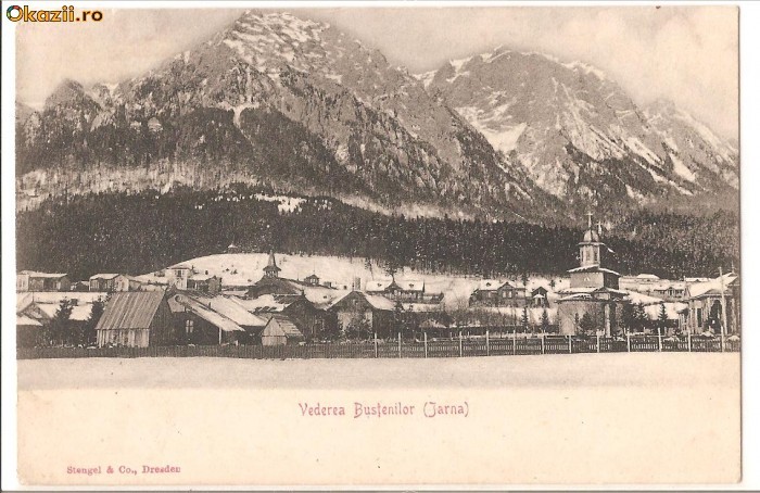 Vederea Bustenilor iarna foto mare