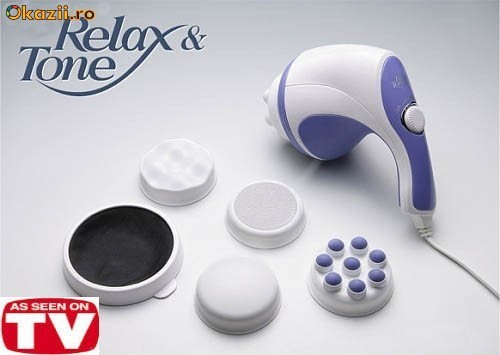 RELAX AND TONE ORIGINAL CU 5 CAPETE VAZUT LA TV,GARANTIE,NU MANIPOL ! foto mare