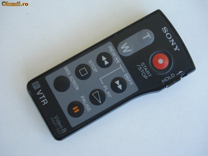 TELECOMANDA SONY RMT-507  TELECOMANDA SONY RMT-504  TELECOMANDA CAMERA VIDEO SONY VIDEO-8 foto mare