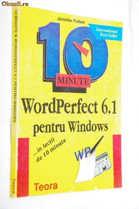 carte Word Perfect pentru Windows editura Teora foto mare