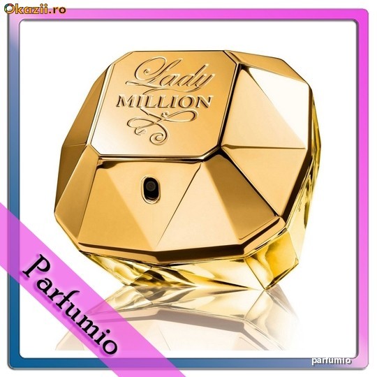 Parfum Paco Rabanne Lady Million feminin, apa de parfum 80ml foto mare