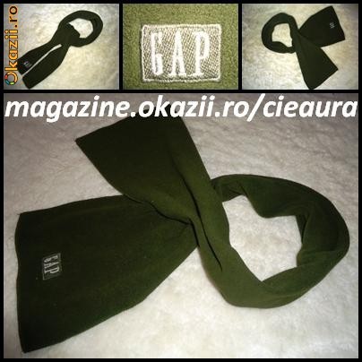 FULAR POLAR KAKI firma GAP UNISEX FEMEI BARBATI COPII FOARTE MOALE si CALDUROS foto mare