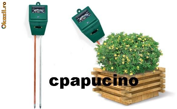 Aparat masura PH Umiditate Lumina a pamantului solului plantelor tester gradinarit agricultura foto mare Aparat masura PH Umiditate Lumina a pamantului solului plantelor tester gradinarit agricultura foto mare