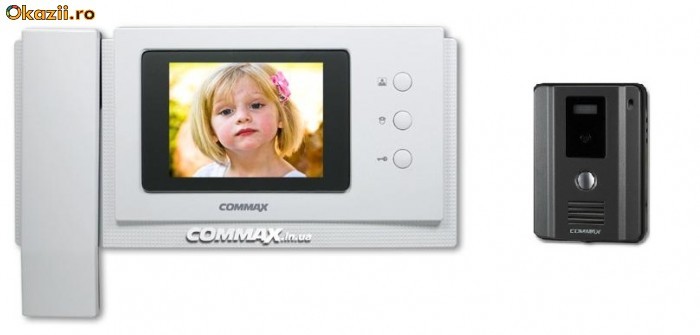 Kit videointerfon / video interfon COMMAX CDV-40N/DRC-40CK, SUPER OFERTA!!! foto mare