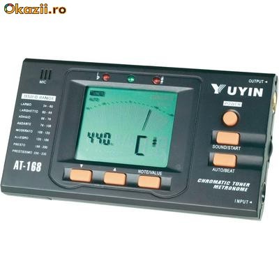 Acordor cromatic cu metronom AT-168 foto mare