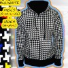Hanorac dama Diagonal alb-negru Hanorac dama Diagonal alb-negru