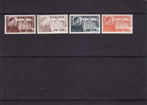 Romania 1945 - Fundatia Carol I - 4v. foto mare