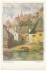 CFL 1915 Ardeal ROMANIA ilustrata Sighisoara vedere dinspre riu cu stampila feroviara
