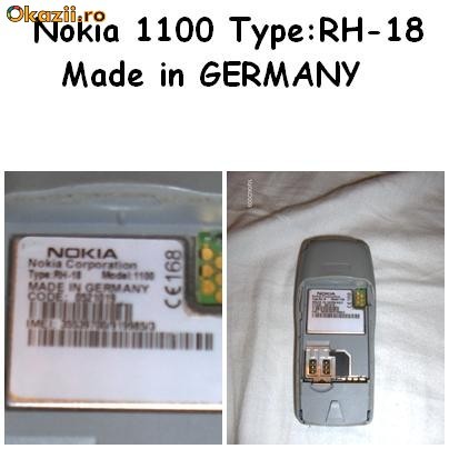 Nokia 1100 Made in GERMANY foto mare