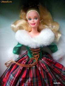 Happy Holidays Barbie 1995 - editie de sarbatori, minunata!