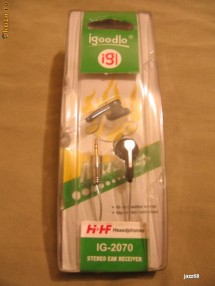 CASTI MP3 MP4 IPOD TELEFON iGOODLO(r) SOUNDSENSE CU MUFA AURITA foto