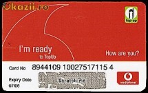 AA, Card incarcare TOP-UP, Vodafone, 2004 foto
