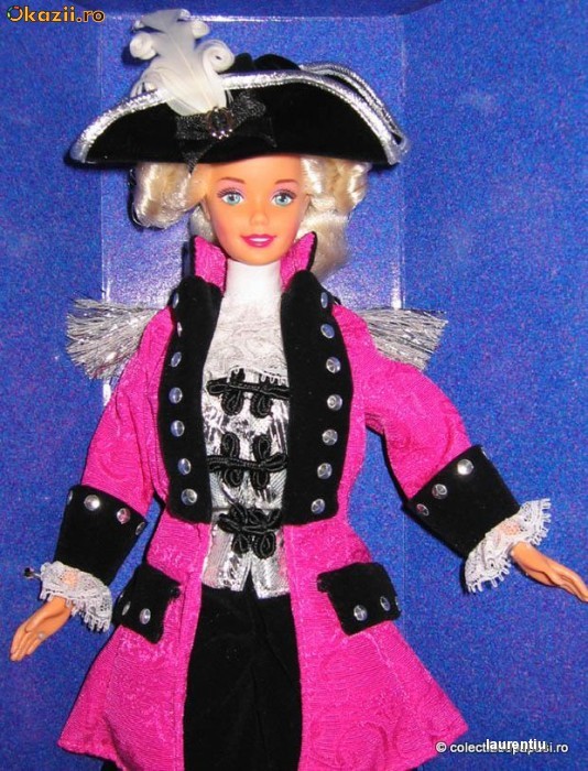 George Washington Barbie 1996 - papusa de colectie deosebita FAO Schwarz foto mare
