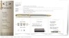Vand Pix Parker Sonnet placat cu aur de 24k