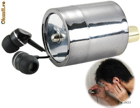 SPY WALL PRO - Amplificator spion - Asculta prin pereti/usi ! foto mare