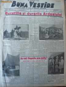 Buna Vestire , ziar legionar , nr.132 , 5 august , 1937 foto