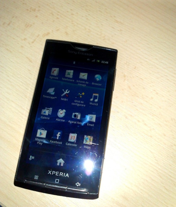 Vand Sony Ericsson Xperia X10i foto mare