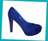 PANTOFI ALBASTRI,CU TOC  SI PLATFORMA,PRET ACCESIBIL,NOI,VANZATOR RECOMANDAT!