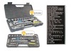 TRUSA de CHEI TUBULARE cu 52 PIECE - SET COMPLET de SCULE cu 52 PIESE