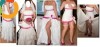 Rochie de mireasa model UNICAT (facuta la comanda: lunga+scurta) cu flori roz