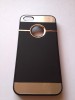 Husa/carcasa din plastic cu finisaj metalic pentru iPhone5