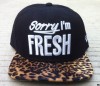 NOU - NEW sapca Sorry i'm FRESH - ANIMAL PRINT sapca NEW ERA fullcap Snapback full cap ( Marime Reglabila) sa333