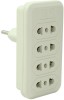 distribuitor retea x 4 prize, 250V/ 16 A, fara impamantare P1940