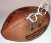 Minge fotbal american WILSON, NFL, piele, arata impecabil, made in USA - NECESITA UMFLARE!!!!