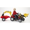 Tractor cu Remorca si Excavator